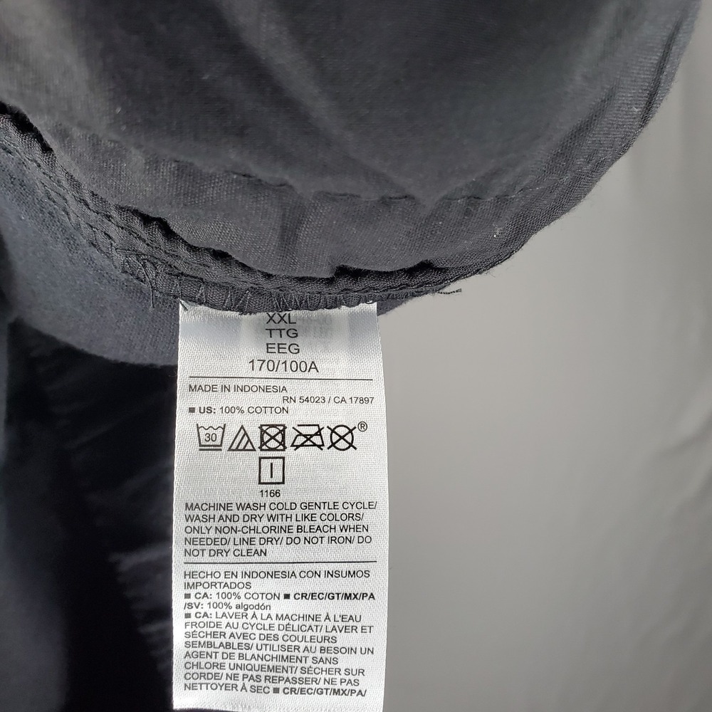 Old Navy Demi Wide Leg Pants Women XXL Black Elastic Waist Pocket - Picture 11 of 11